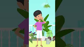 Morning Garden Mischief shorts animation medicalanimation healthcareheroes [upl. by Elsilrac]