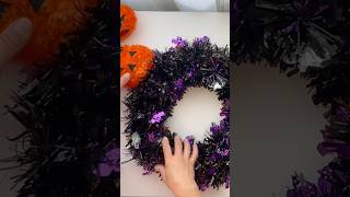 Therapeutically Relaxing Halloween wreath 🎃 diy disneyhalloween halloweendecorations [upl. by Yelsnia865]