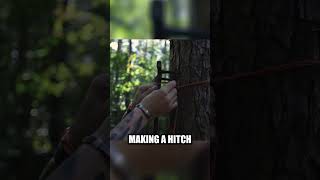 Saddle hunters attach your climbing sticks faster archery bowhunting [upl. by Janessa]