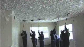 Friable ceiling abatement using FoamShields patented method [upl. by Bartolomeo500]