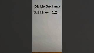 How to Divide Decimals by Decimals shorts [upl. by Ardnahs]