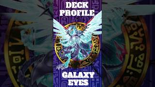 YuGiOh ZEXAL GALAXY EYES Ojos Galácticos TCG DECK PROFILE Tenjou Kaito [upl. by Noremac]