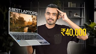 Best Laptop under 40000 in 2024 for Students and Gaming  Top 5 Best Laptops Under ₹40000 for Coding [upl. by Olympie]