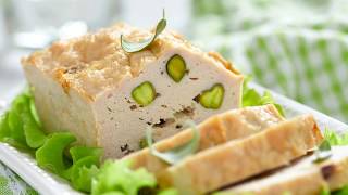 Recette  Terrine poulet pistaches [upl. by Eetse]