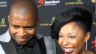 Khune and Minnie On The SASA13 Red Carpet [upl. by Aleahcim]