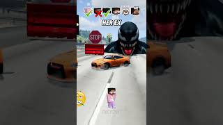 Help Me Get My Crush Attention In A Car Brake Test Challenge 😥🚗 shorts beamngdrive [upl. by Michaela]