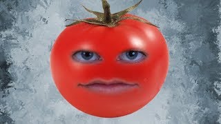 Tutorial Photoshop CS6  Fruit with face Serious Tomato [upl. by Spevek]