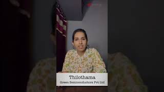 Thilothama O  Student Placement Testimonial  VLSI Design  aiit institute [upl. by Hannej]