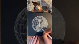 How to draw the Torus Yin Yang Fast torus sacredgeometry yinyang [upl. by Anairb882]