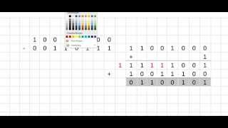 24  Binær subtraksjon med 2er komplement  Digitalteknikk for Teknisk Fagskole [upl. by Atsirhcal]