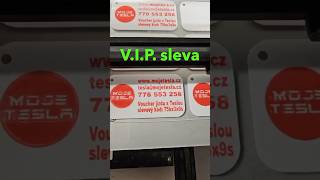 Tiskneme VIP slevy na jízdu s Teslou tesla jizdy voucher sleva [upl. by Alda774]