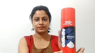 Gillette Classic Regular Pre Shave Foam 33 Extra Free How is it  Honest Review BollyStyle [upl. by Waiter]