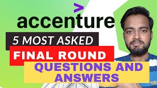 Accenture Final Round Interview Question amp AnswerFresher  Accenture Interview Question  Accenture [upl. by Nilac]