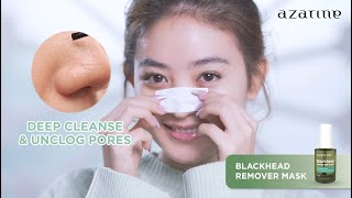 DIY BLACKHEAD REMOVER  How To Remove Blackheads At Home EASY Face Mask  Clears Skin [upl. by Fredra]