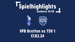 TSV 05 Reichenbach vs VFB Bretten  Verbandsliga Nordbaden [upl. by Akela]