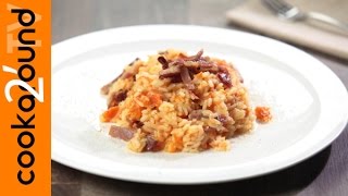 Risotto zucca e speck  Primi sfiziosi di riso [upl. by Stanwood]