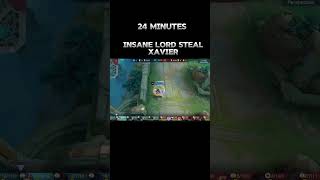 Insane lord steal Change whole game😱mlbb xavier shorts trending tiktok viral fyp viralshort [upl. by Bronwyn]