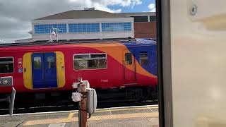 Full Journey on The District Line From Wimbledon To Upminster Via Victoria S7 Stock Whistle [upl. by Euqinommod350]