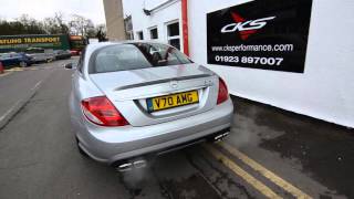 Mercedes CL500 CL550 CKS Sport Exhaust  CL63 AMG Diffuser [upl. by Ennaihs]