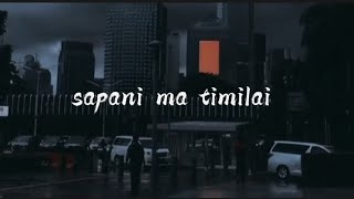 sapani ma timilai bipani ma timilai lyrics  short music video [upl. by Norword]