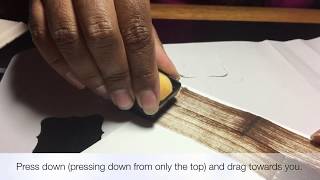 How to make faux paper wood planks [upl. by Cormick]