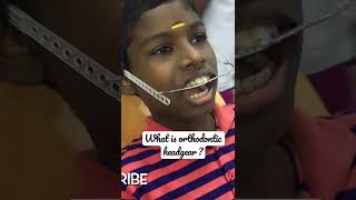 What is Orthodontic headgear  எடுப்பான பற்களை சரி செய்வது எப்படி  Watch full video in channel [upl. by Chadwick605]