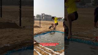 Long jump training in water  longjump [upl. by Lednahs493]