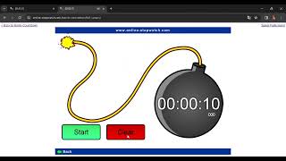 Online Bomb Countdown Test 10 seconds [upl. by Naleag]