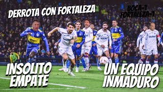 Con un Gol insólito en el FINAL Boca EMPATO y PERDIO con Fortaleza  Opiniones Neutrales [upl. by Lovich190]