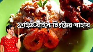 ফ্রাইড রাইস চিংড়ির বাহার  Mix Fried Rice Recipe  Bengali  Rokomari Rannar Bahar [upl. by Anirtac479]