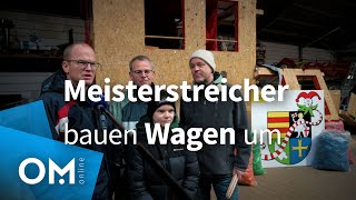 Dammer Carneval OMOnline begleitet Wagenbauer  Teil 1 [upl. by Chrystal]