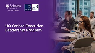 UQ Oxford Executive Leadership Program [upl. by Keram]