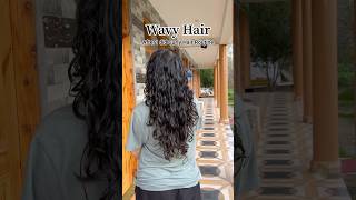 I styled my friend’s wavy hair  BEFORE AND AFTER curly hair routine on wavy hair frizzy hair [upl. by Diva237]