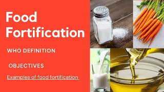 Food fortification  WHO  Kpark  PSM  in 3 minutes [upl. by Amalbergas]