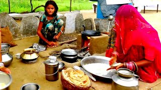 सांगरी की सब्जी बनाने का एकदम देसी तरीका  Rajasthani Sangari ki sabji Recipe in village Life [upl. by Mahseh]