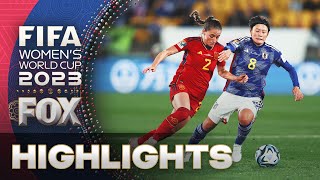 Japan vs Spain Highlights  2023 FIFA Womens World Cup [upl. by Moyers734]