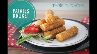 ÇITIR ÇITIR EV YAPIMI PATATES KROKET 🔝💯 [upl. by Enelyar652]