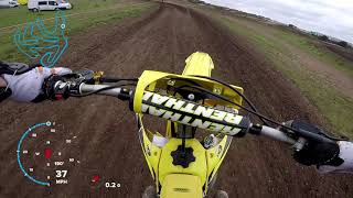 Suzuki RM125  Iron Works Moto Park [upl. by Tsugua]