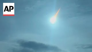 WATCH Small asteroid burns up in atmosphere over the Philippines [upl. by Geiss]