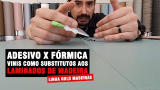 ADESIVO X FÓRMICA  Vinis como Substitutos aos Laminados de Madeira [upl. by Onra]