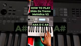 Slide Da Treme Melódica V2 Piano Tutorial pianolessons [upl. by Dyke]