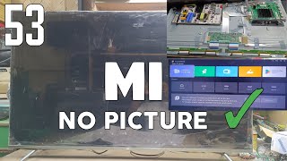 MI TV has no picture but has sound  mi led tv display problem mi 55 inch [upl. by Shieh]