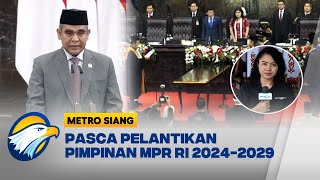 Situasi Pasca Pelantikan Pimpinan MPR RI 20242029 Metro Siang [upl. by Aicemat]