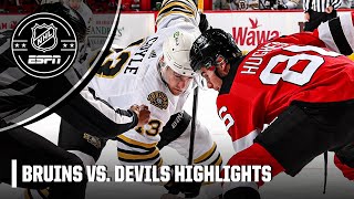 Boston Bruins vs New Jersey Devils  Full Game Highlights [upl. by Abigale935]