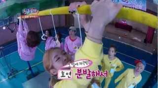 120505  Hyoyeon SNSD vs Jiyoung KARA  Game cut  IY2 [upl. by Anirav]