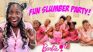 Our EPIC BARBIE SLUMBER PARTY [upl. by Jews]