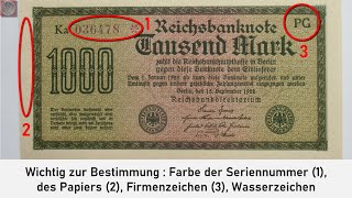 Neue Deutsche Banknoten 19101990 [upl. by Sivia]