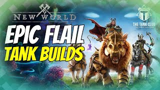 Flail PvE Tank Builds  New World [upl. by Inverson]