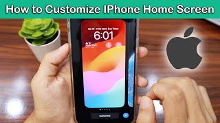 How to Customize Your iPhone Home Screen  Step by Step [upl. by Cirdec]