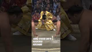 SUMO KIRISHIMAHOSHORYU ＜KYUSHU DAY14＞ shorts [upl. by Demona]